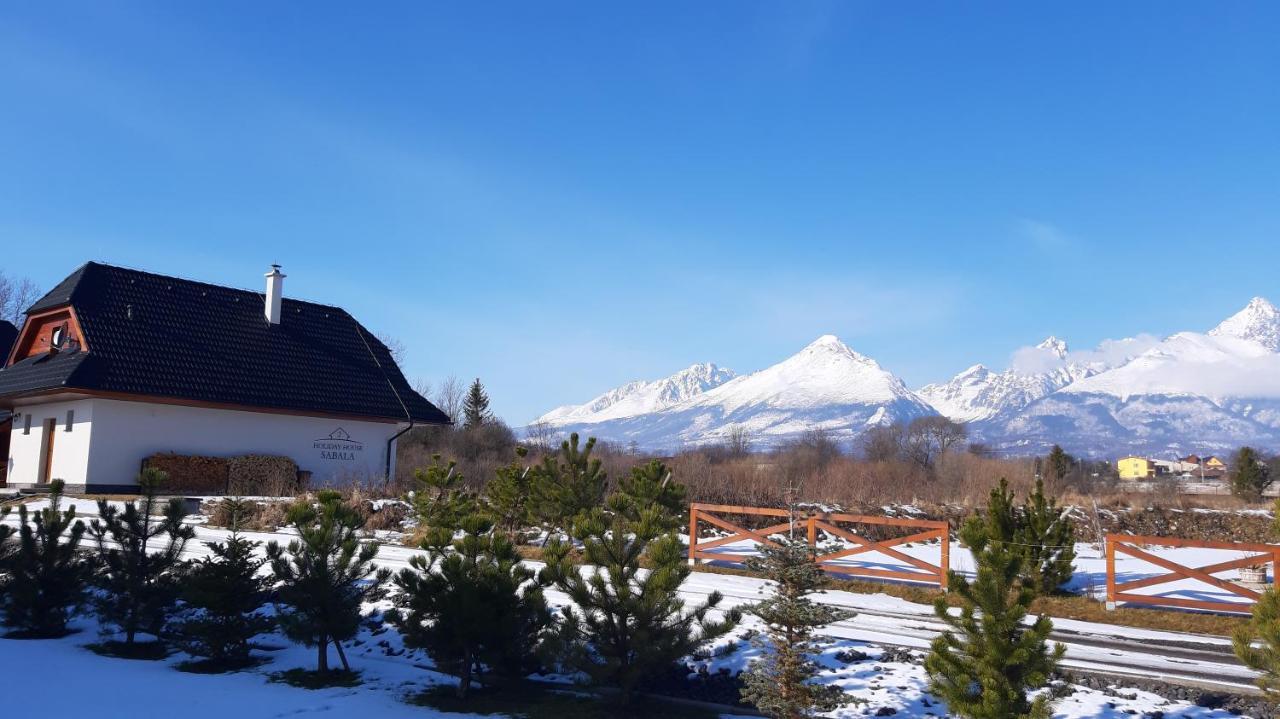 Holiday House Sabala 2 Stará Lesná Dış mekan fotoğraf